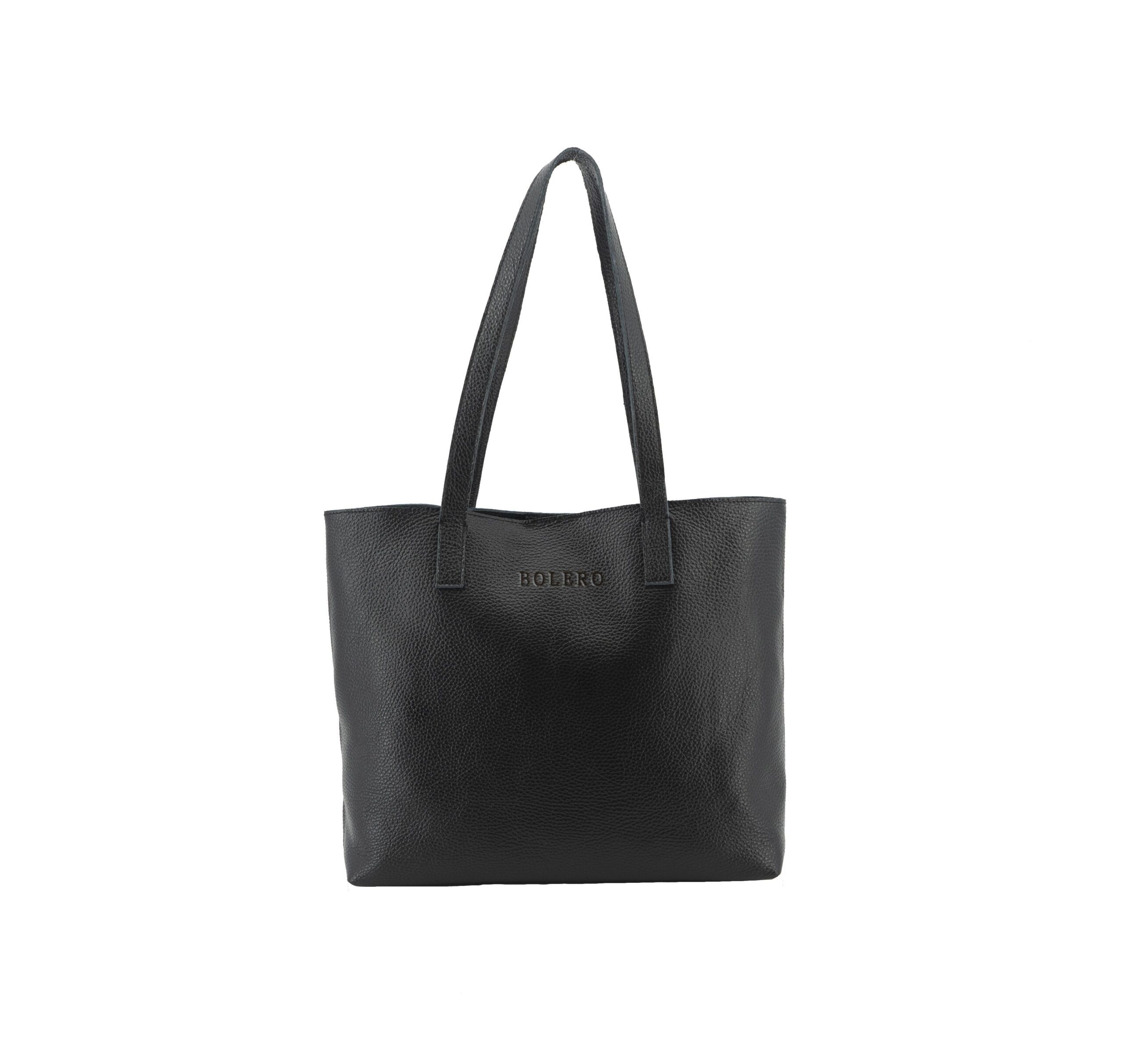 Bolso shopper de cuero. Modelo TRIANA