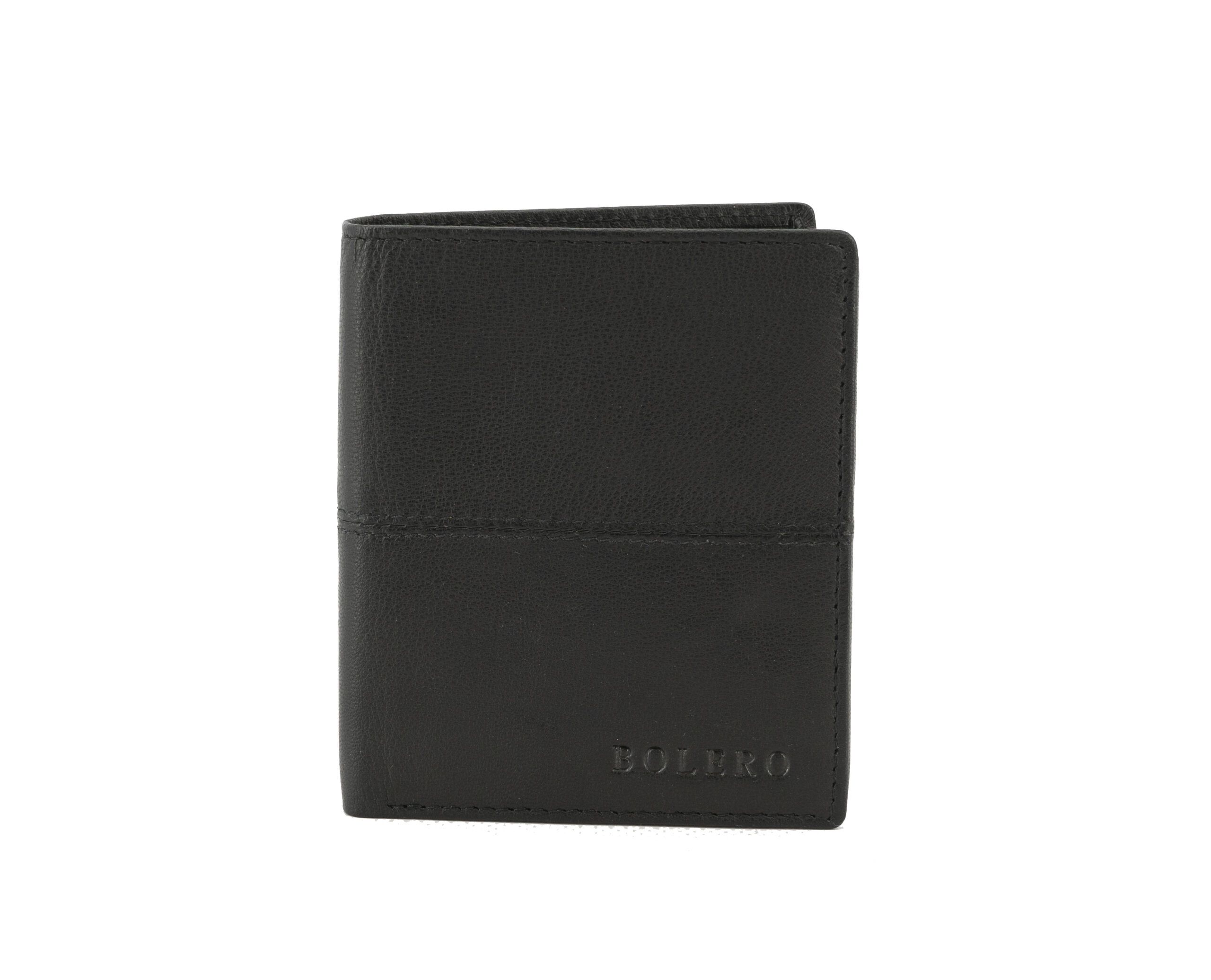 Cartera en color negro, diseñada con un estilo práctico y funcional
