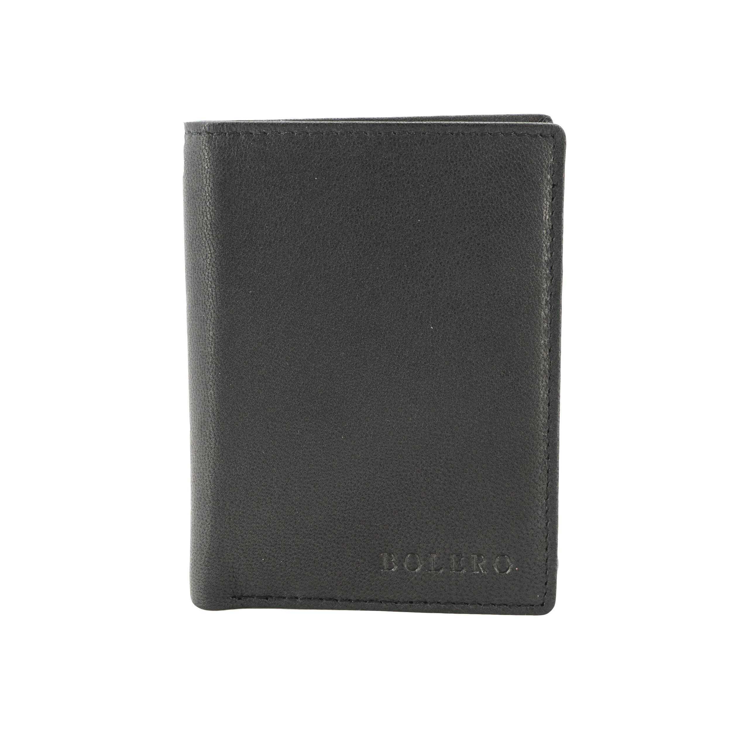 Cartera de piel para hombre en color Negro