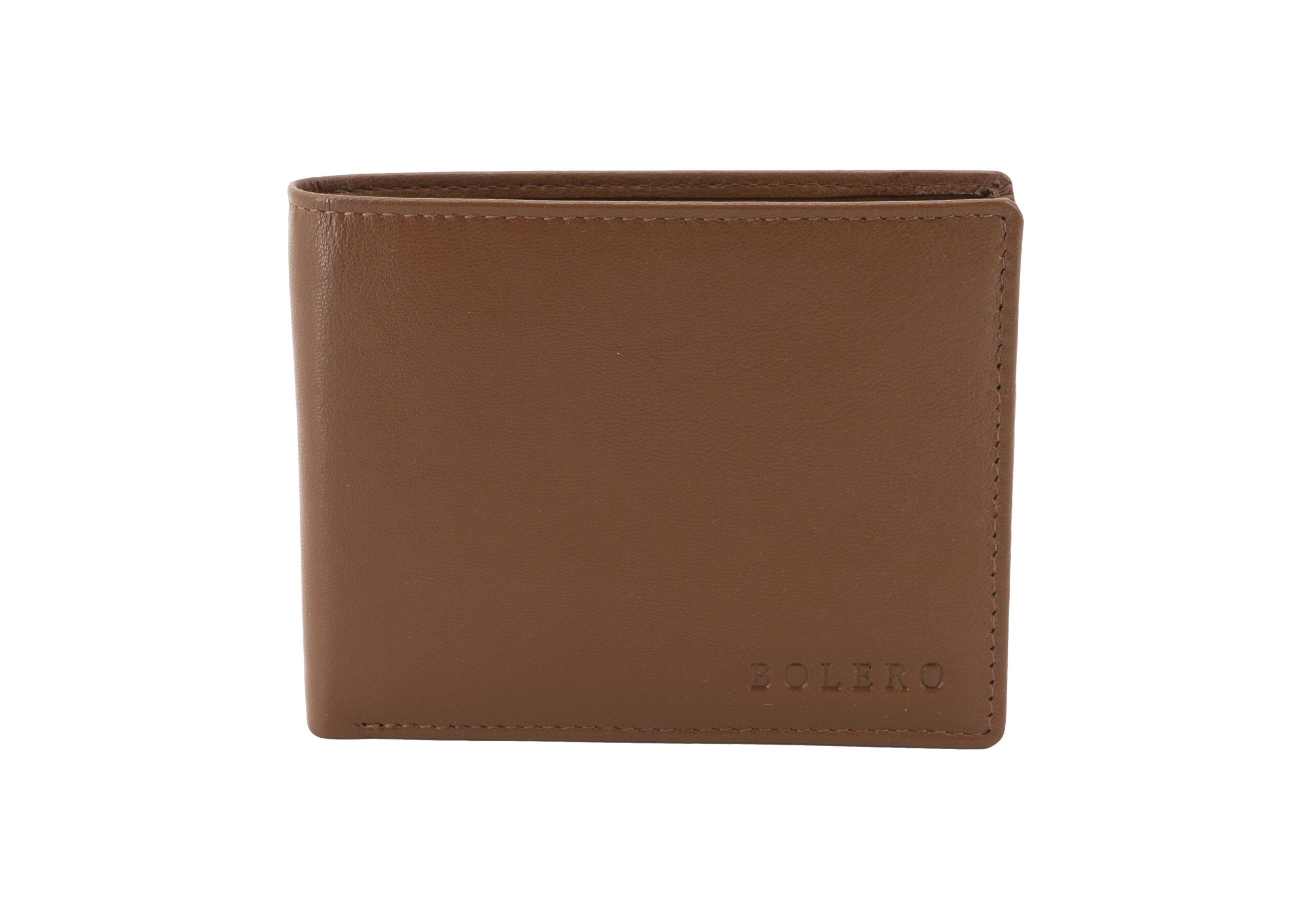 Americano de piel para caballero en color Cuero